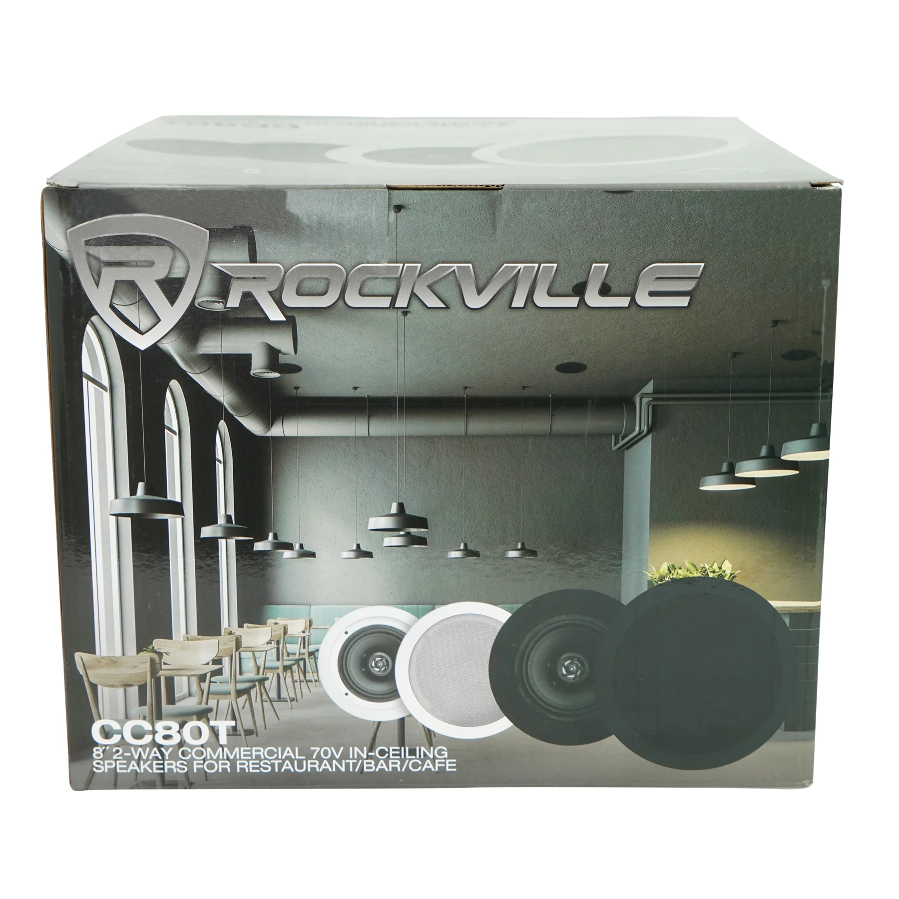 CC80T White 2-Pack + RCS80-1 Amplifier Bundle - Image 10