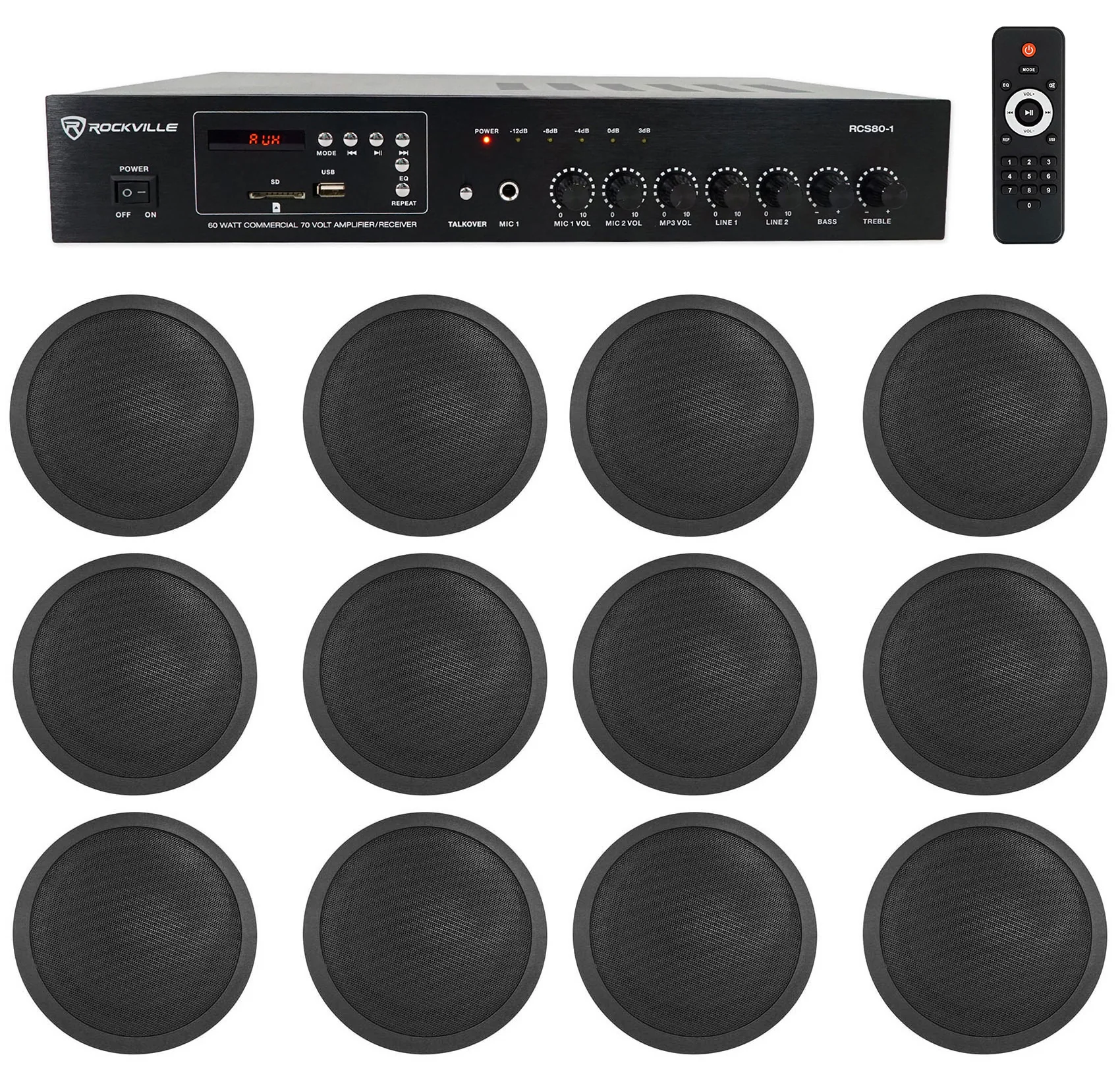 CCL5T Black 6-Pack + RCS80-1 Bundle