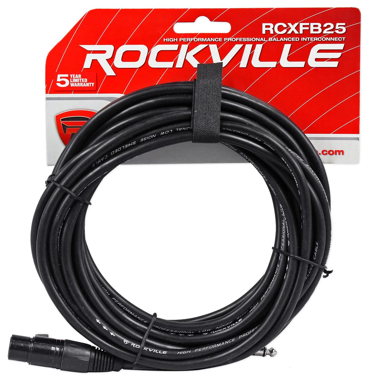 RCXFB25 25' XLR-F to TRS 4-Pack + Color Bundle - Image 3