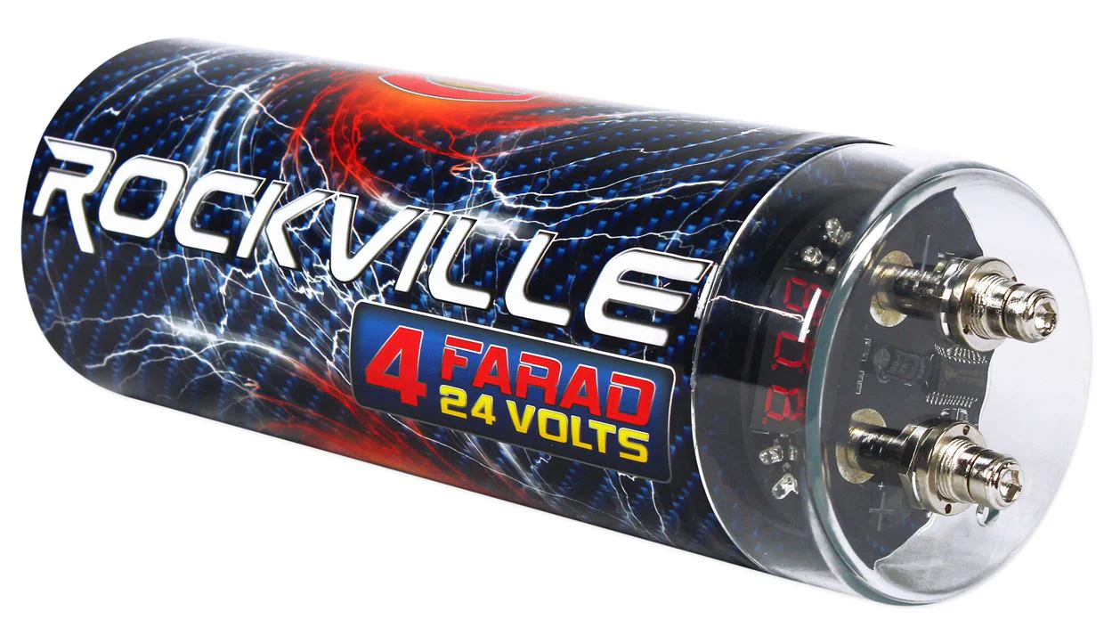 Dual Amp Install Kit + 4 Farad Power Capacitor Bundle - Image 2
