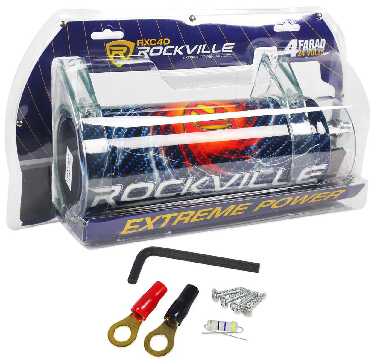Dual Amp Install Kit + 4 Farad Power Capacitor Bundle - Image 3