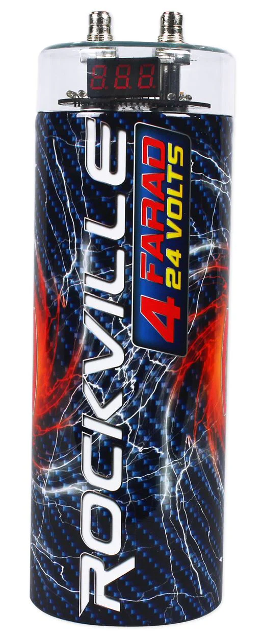 Dual Amp Install Kit + 4 Farad Power Capacitor Bundle - Image 4