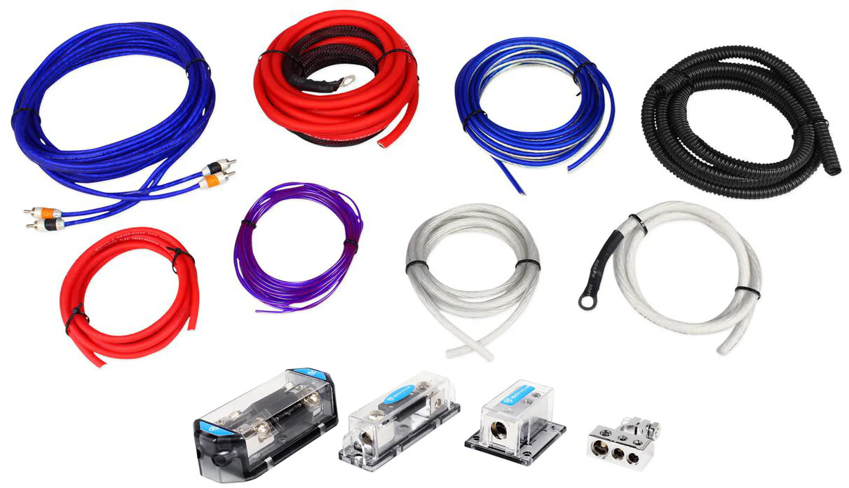 Dual Amp Install Kit + 4 Farad Power Capacitor Bundle - Image 6