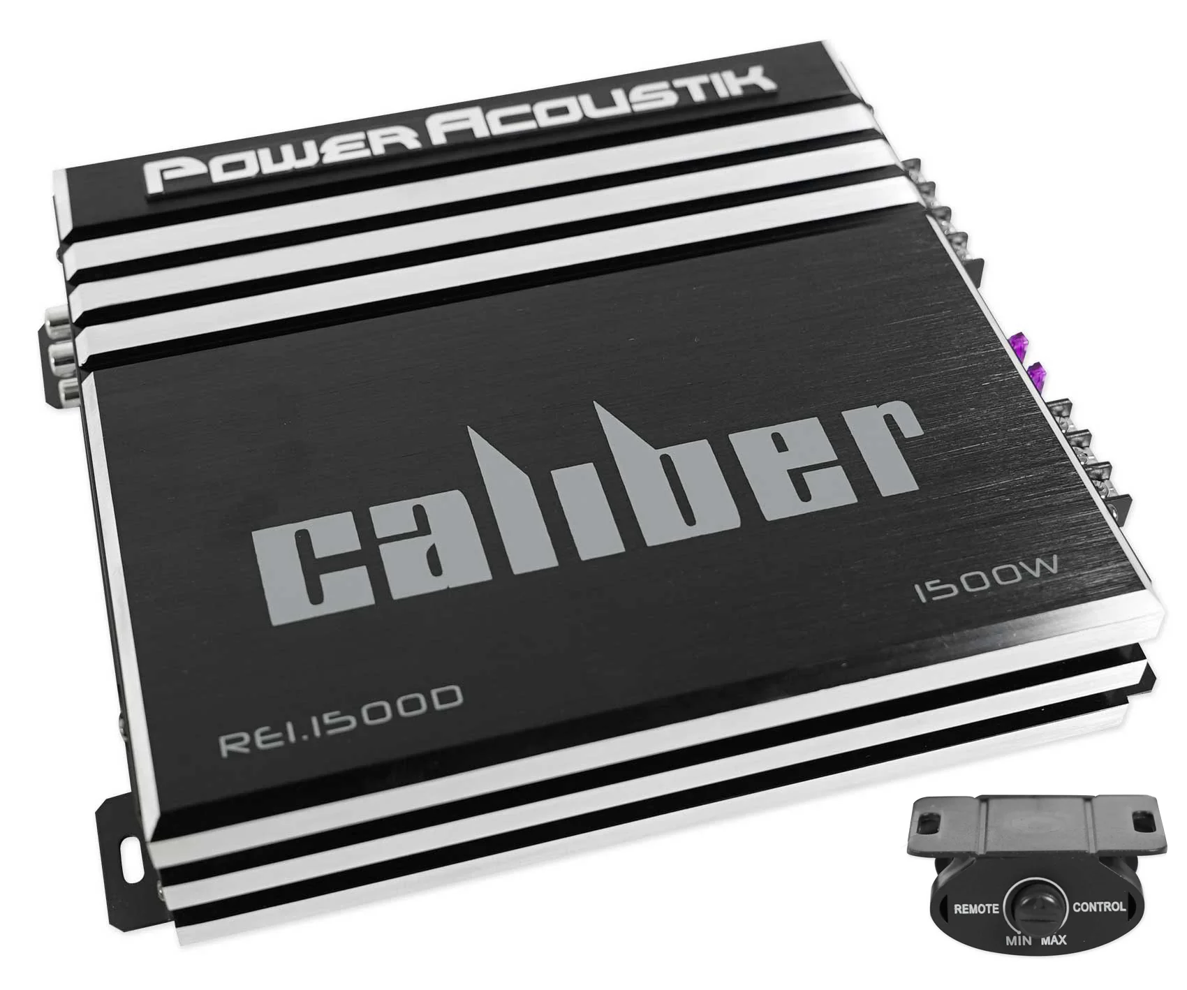 Power Acoustik RE1-1500D 1500 Watt Mono Amplifier Car Audio Amp+Wire Kit - Image 2