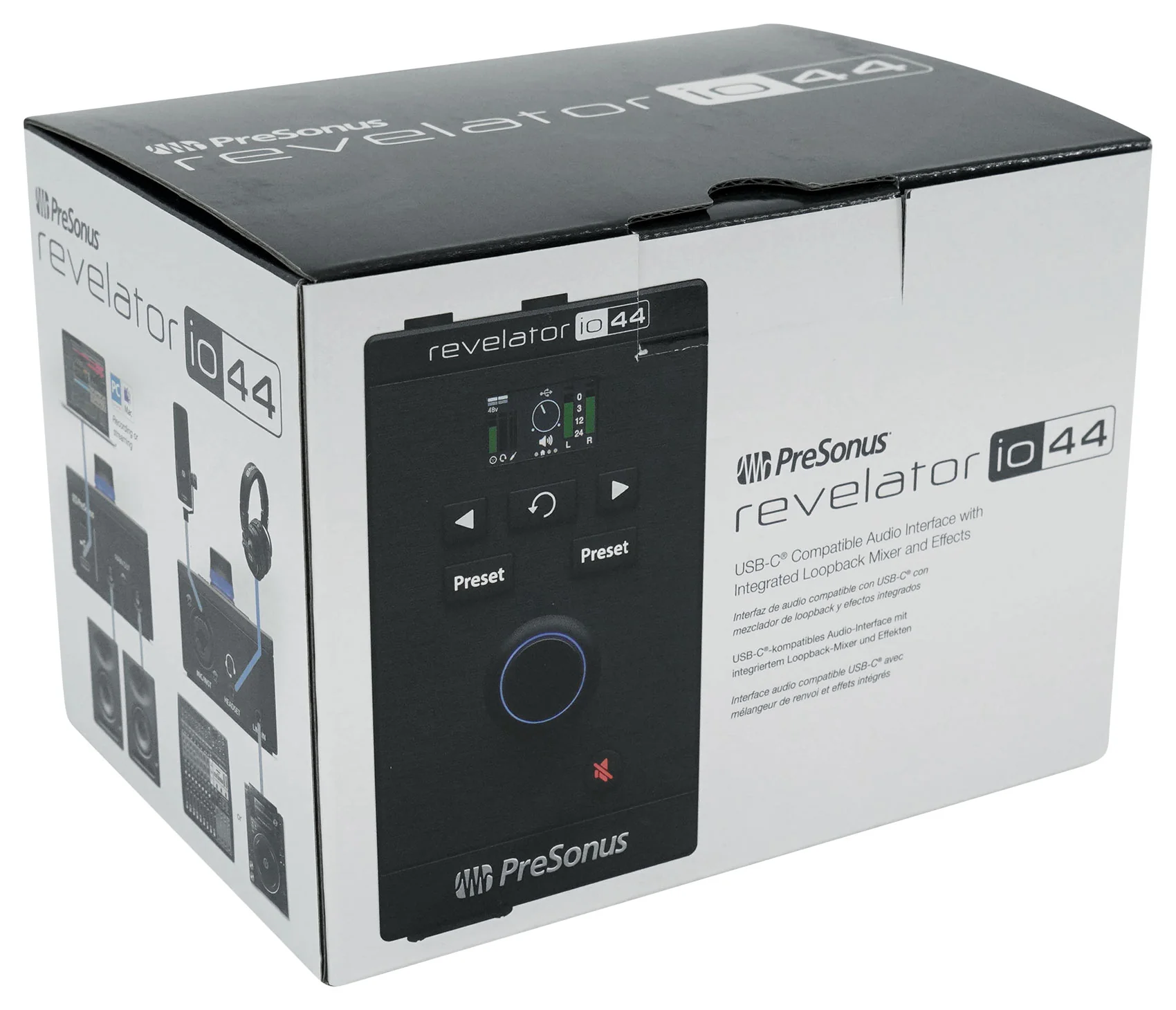 Presonus Revelator Recording Kit Interface+Monitors+Stands+Mic+Headphones+Shield - Image 21