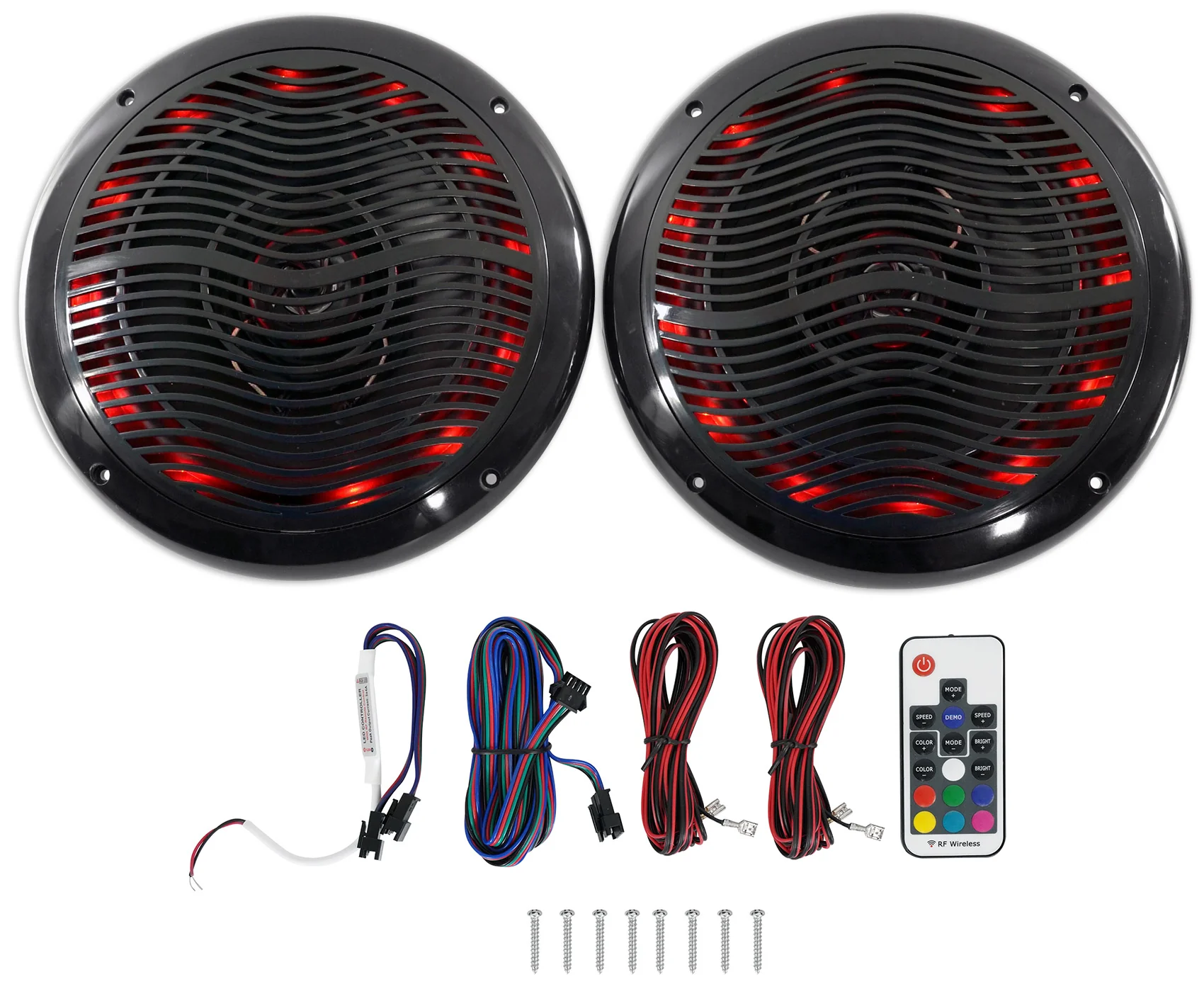Overhead 6.5" LED Pod + Marine Gauge Receiver Bundle - Image 4