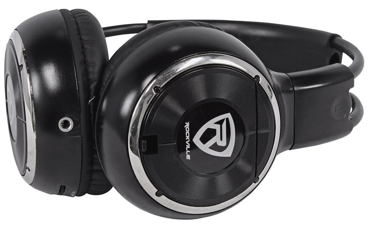 RHP91-BK Black Headrest Monitors + RFH3 IR Headphones 2-Pack Bundle - Image 10