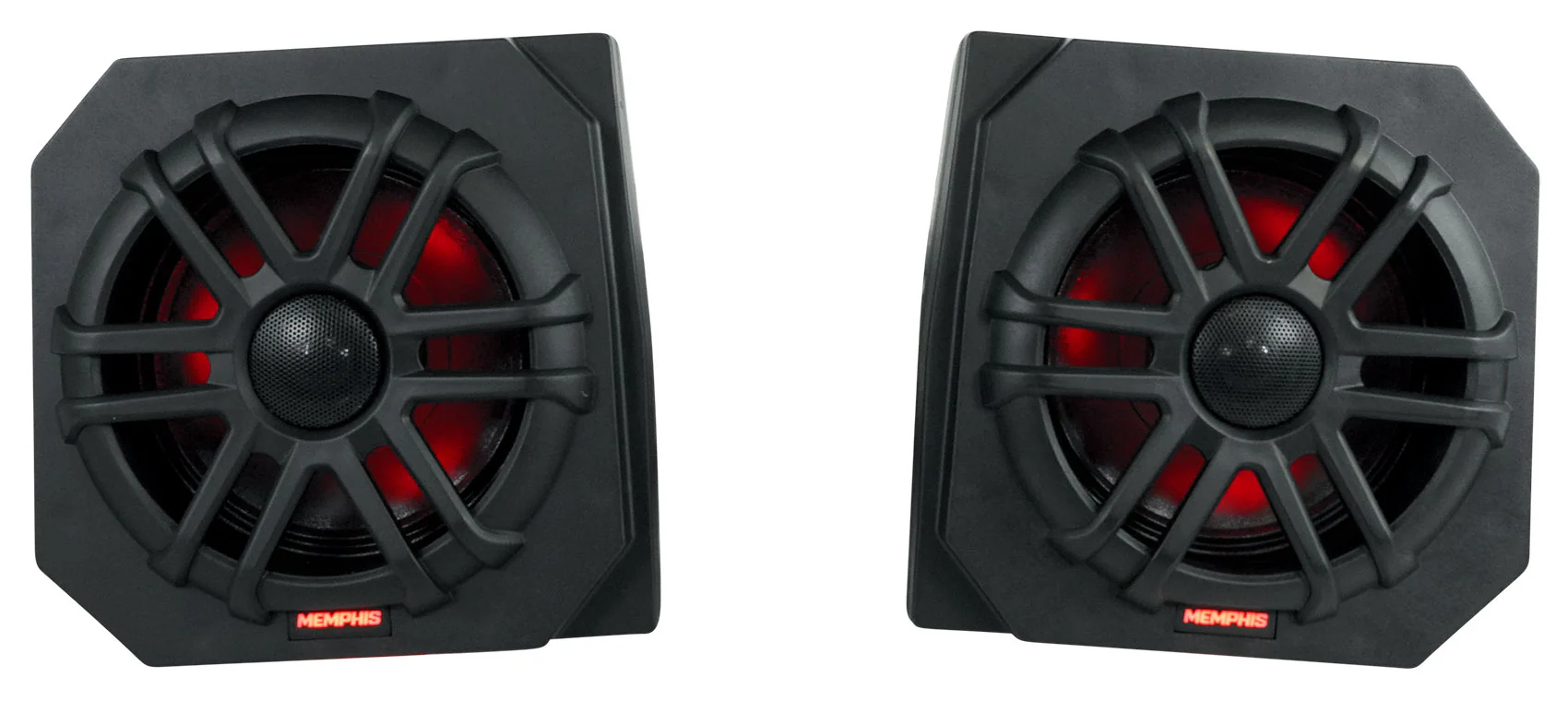 2 Memphis RNGR65FE Speakers+Pods+Tower Speakers For 2013-17 Polaris Ranger XP900 - Image 15