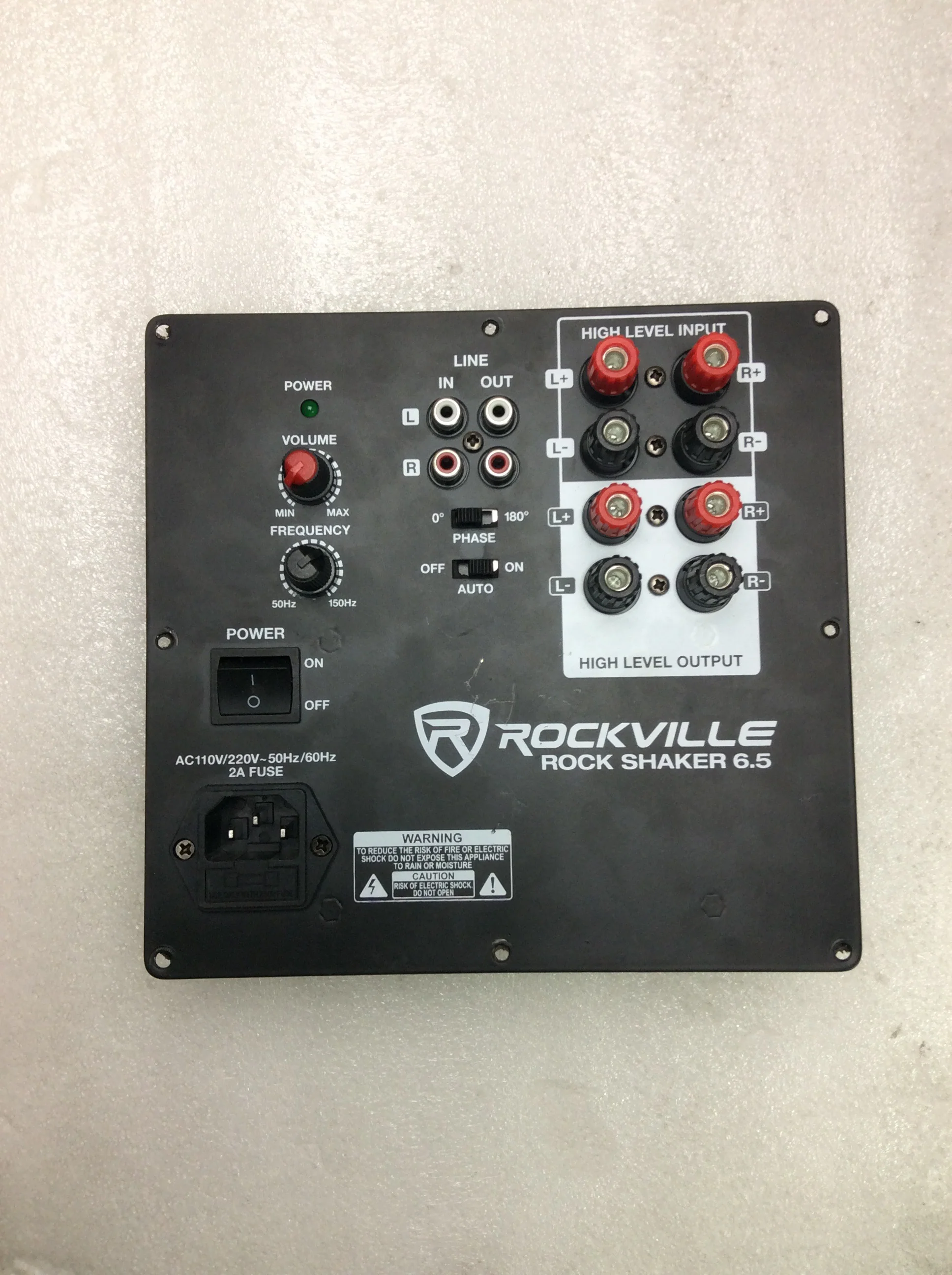 ROCK SHAKER 6.5 AMP PLATE