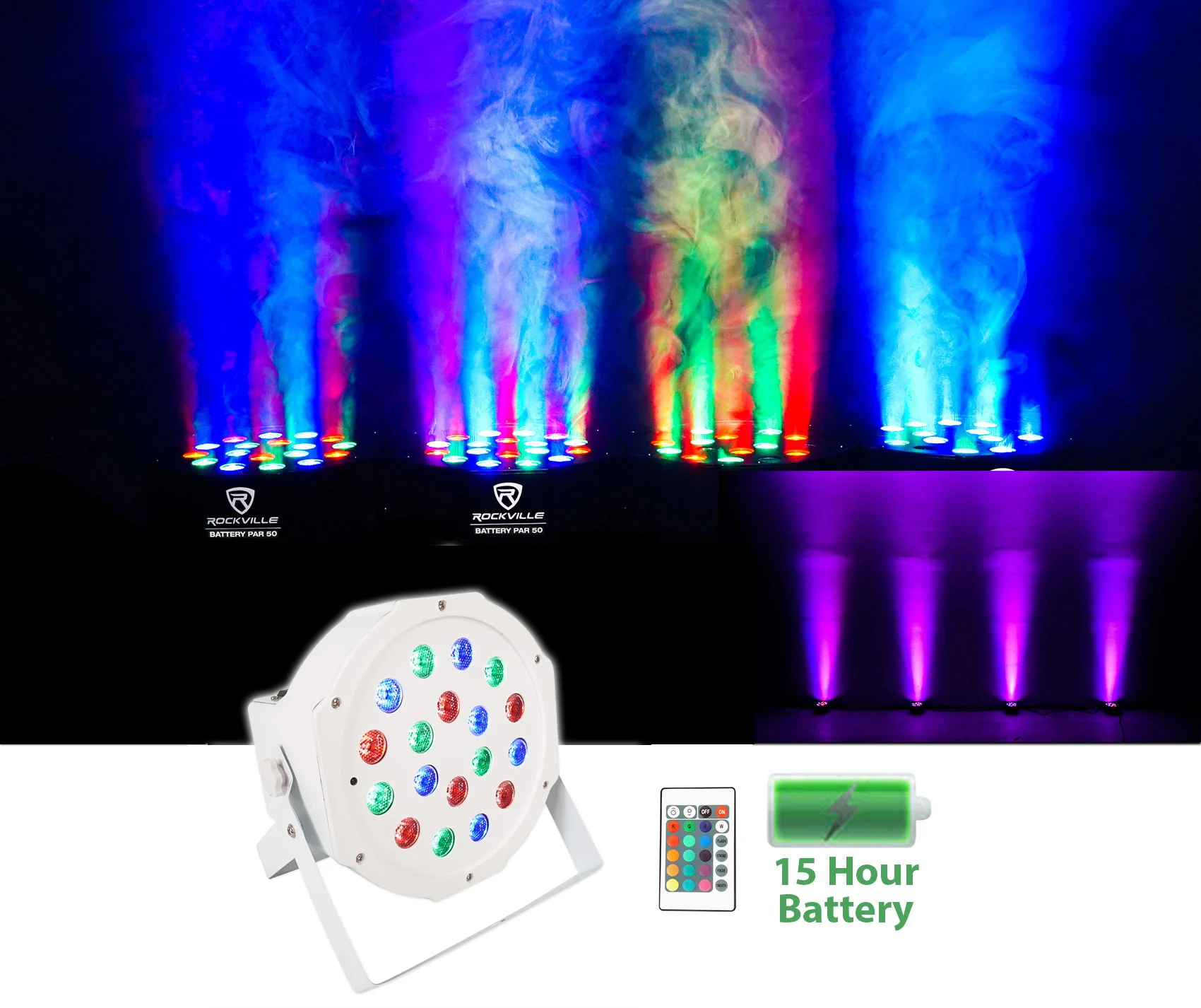 ROCKBOOTH XL + BATTERY PAR 50 White 2-Pack Bundle - Image 25