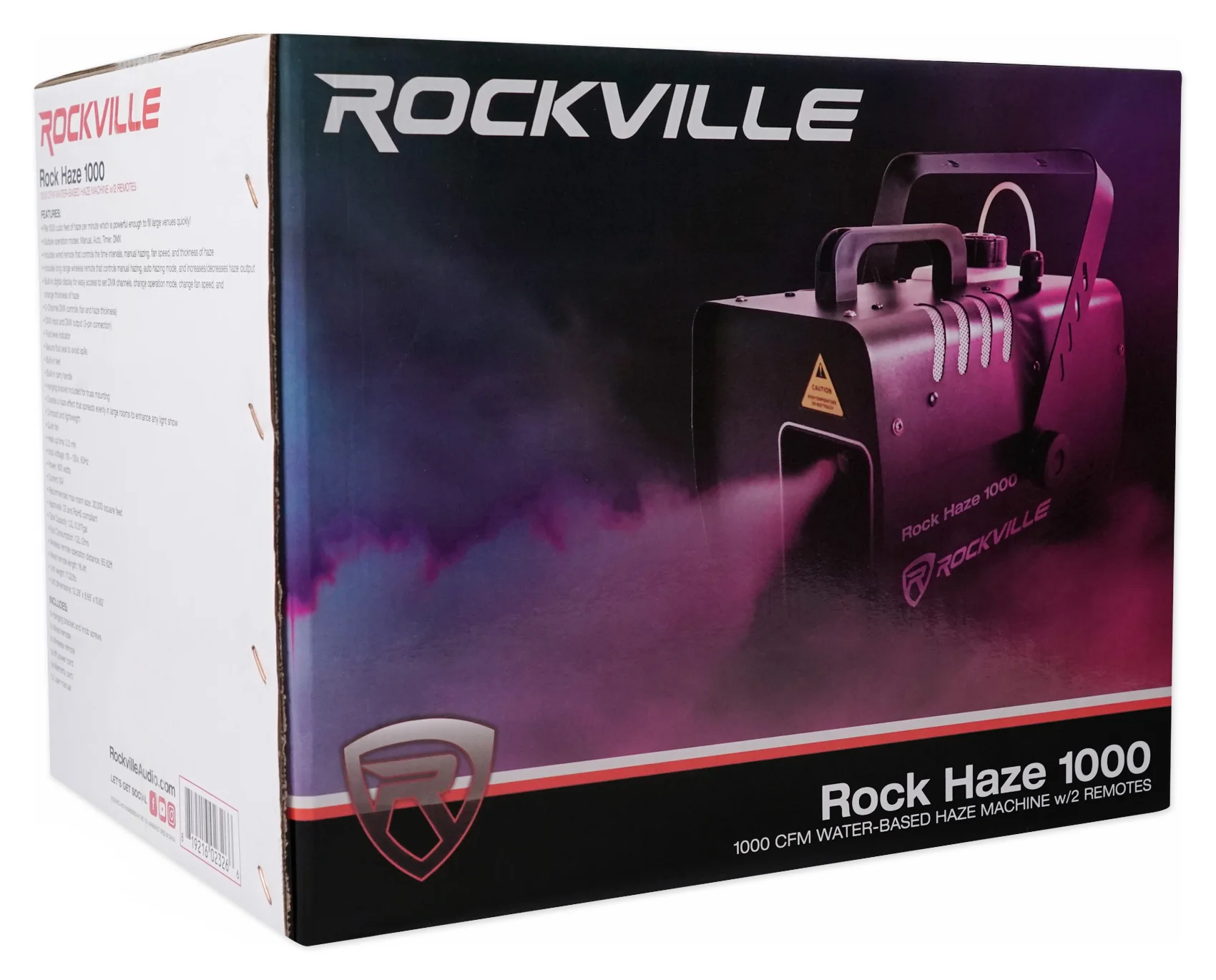ROCKHAZE 1000 + RHF Haze Fluid 3-Pack Bundle - Image 10