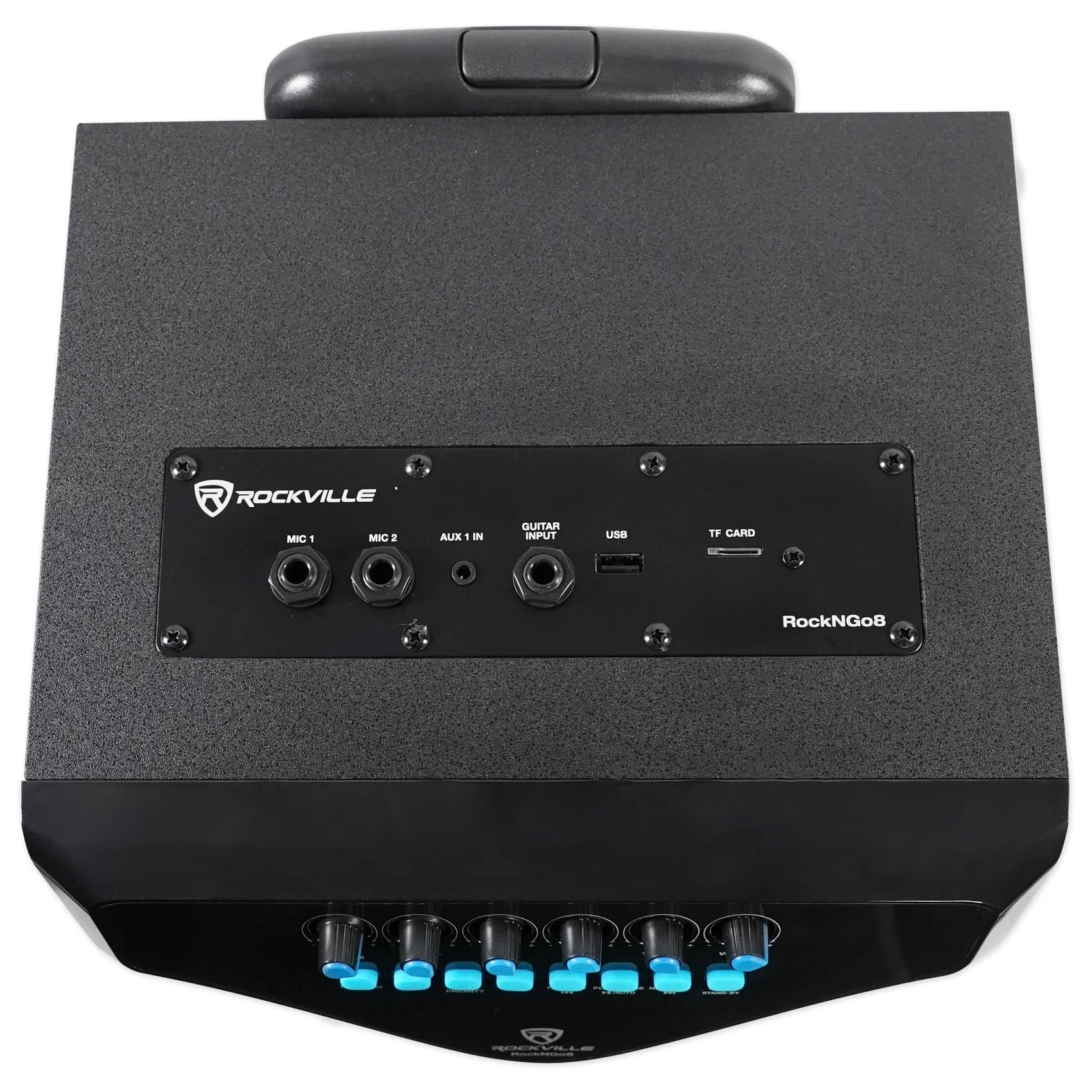 ROCKnGo 8 Portable Karaoke Speaker + Wireless Microphone Bundle - Image 5