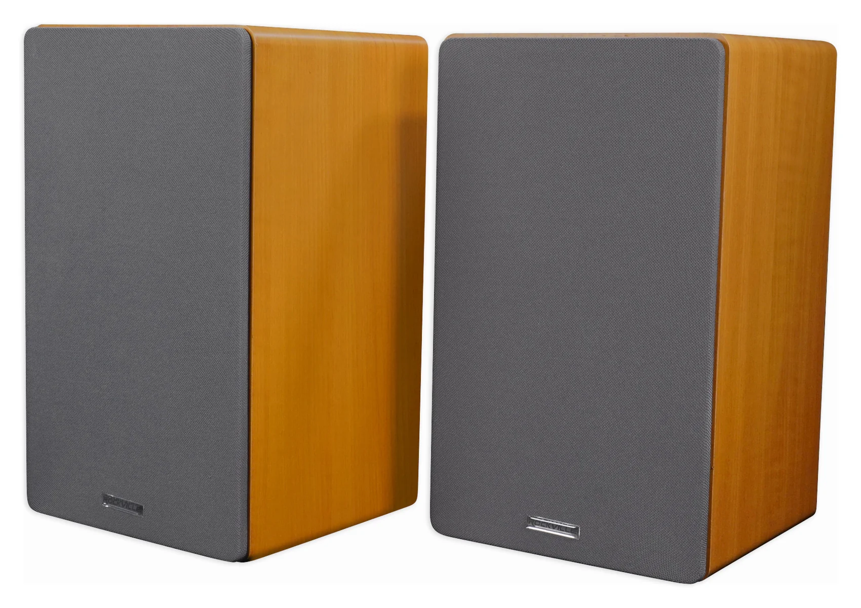 RockShelf 68C Wood 2-Pack + RHTSC 36" Speaker Stands Bundle - Image 4