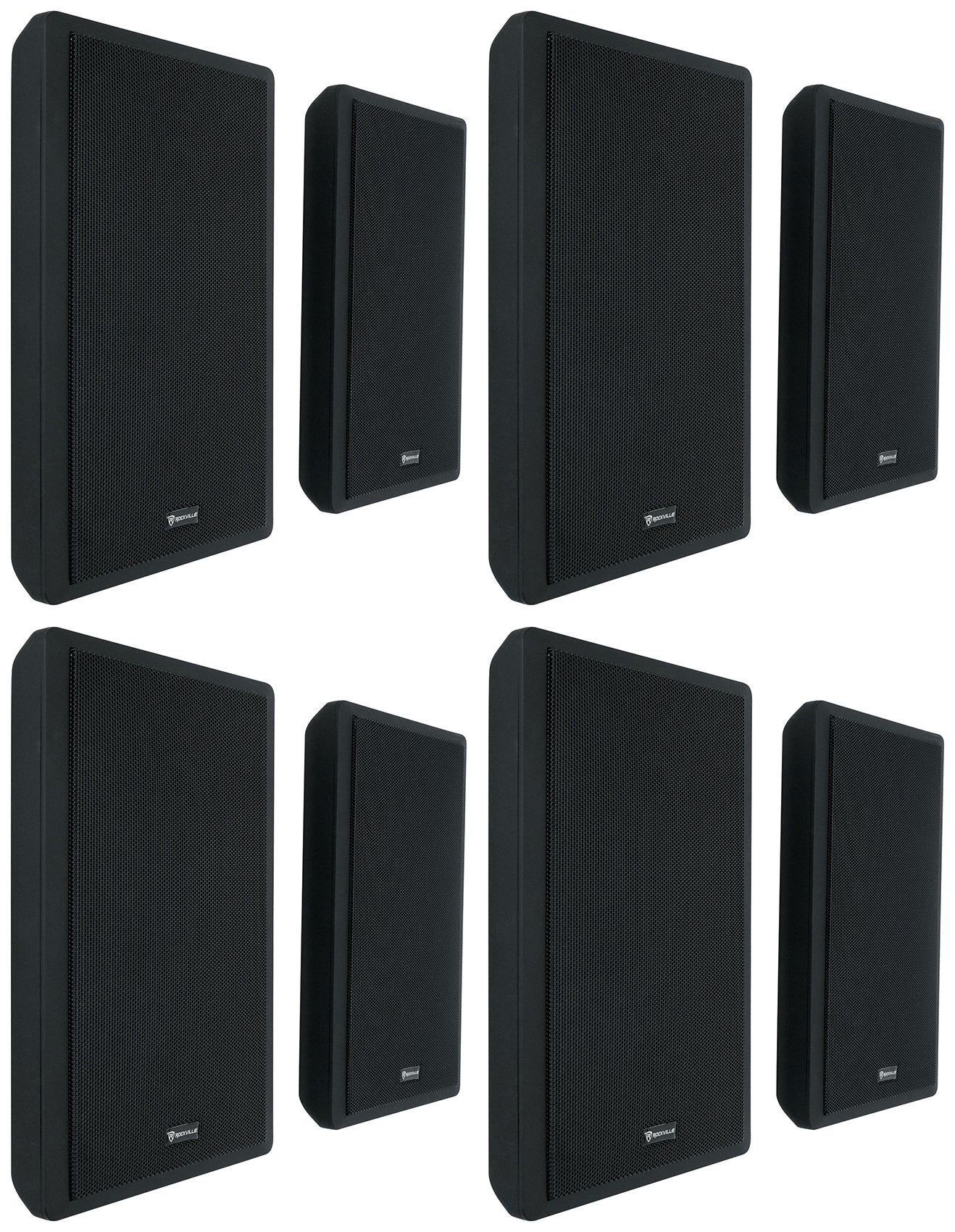 ROCKSLIM BLACK 4-Pair