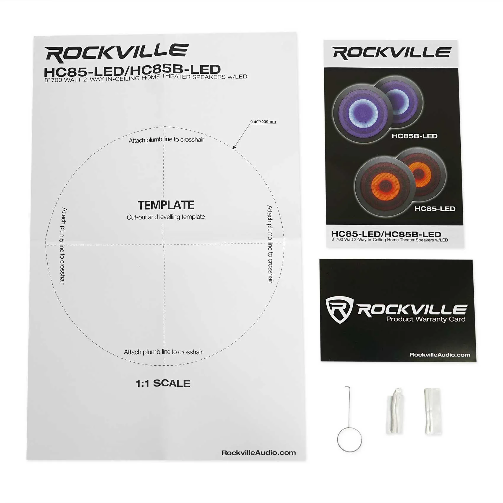 RPA60BT Receiver + HC85B‑LED 4-Pack In‑Ceiling Speakers Bundle - Image 12