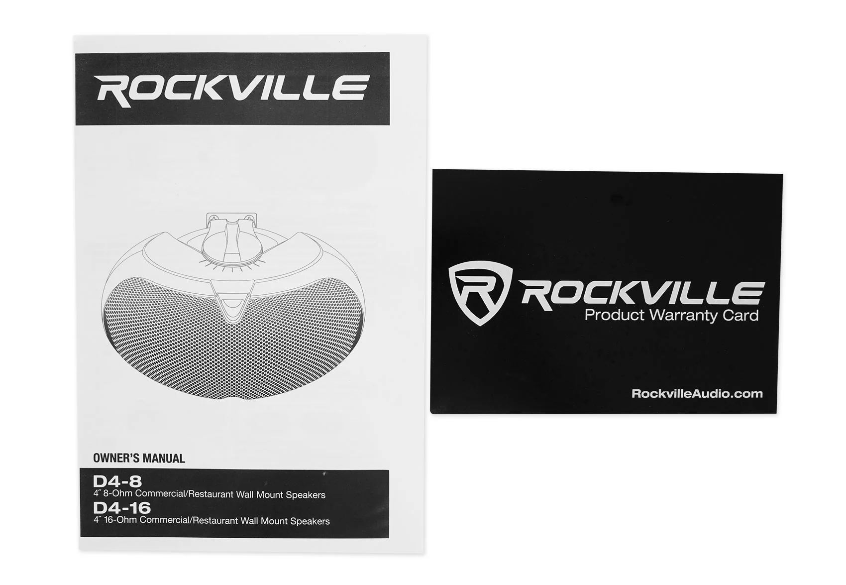 D4-16 White 4-Pack + RPA60BT Bluetooth Amplifier Bundle - Image 3
