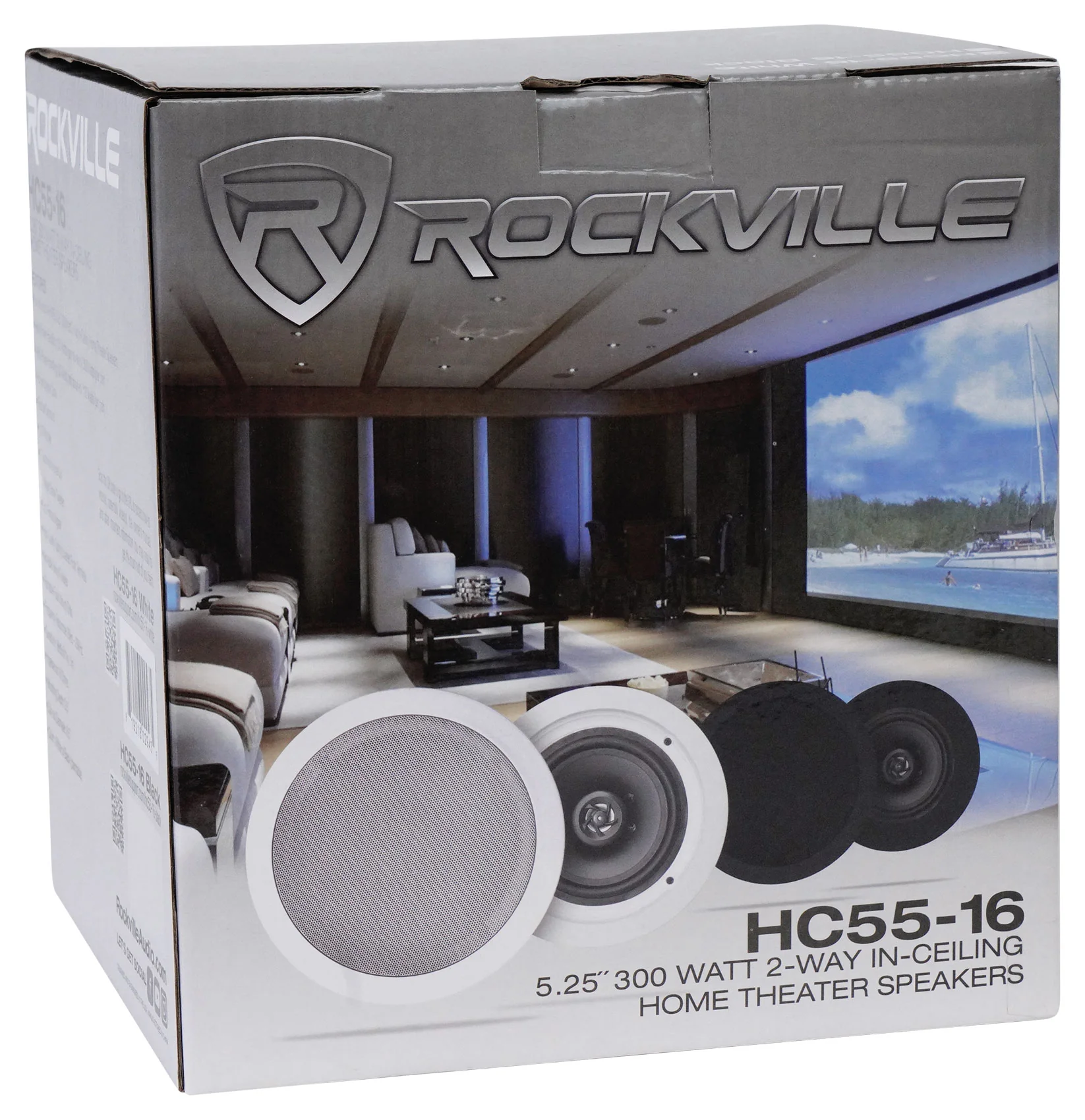 RPA60BT Receiver + HC55-16 Black 5.25" Speakers 4-Pair Bundle - Image 5