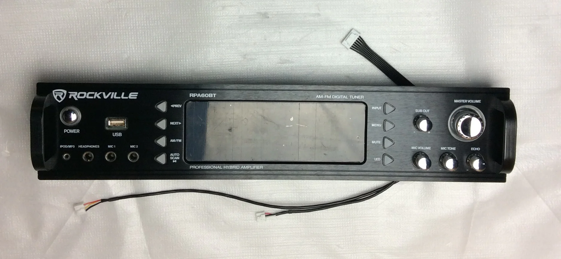 RPA60BT V2 COMPLETE FRONT PANEL