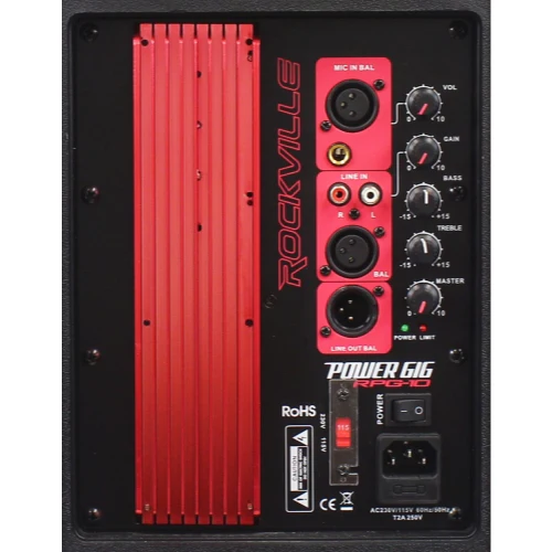 RPG10 10" Powered PA Speaker + A2BT Bluetooth Audio Adapter Bundle - Image 16