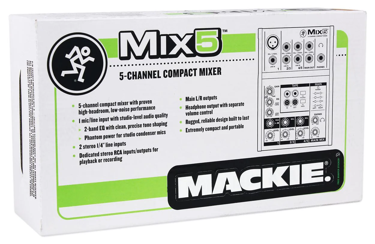 RPG102K 2-Pack + Mackie Mix5 Mixer Bundle - Image 7