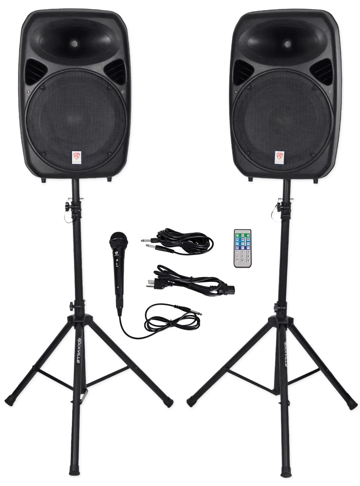 RPG152K Dual 15" System + Dual UHF Wireless Mics Bundle - Image 2