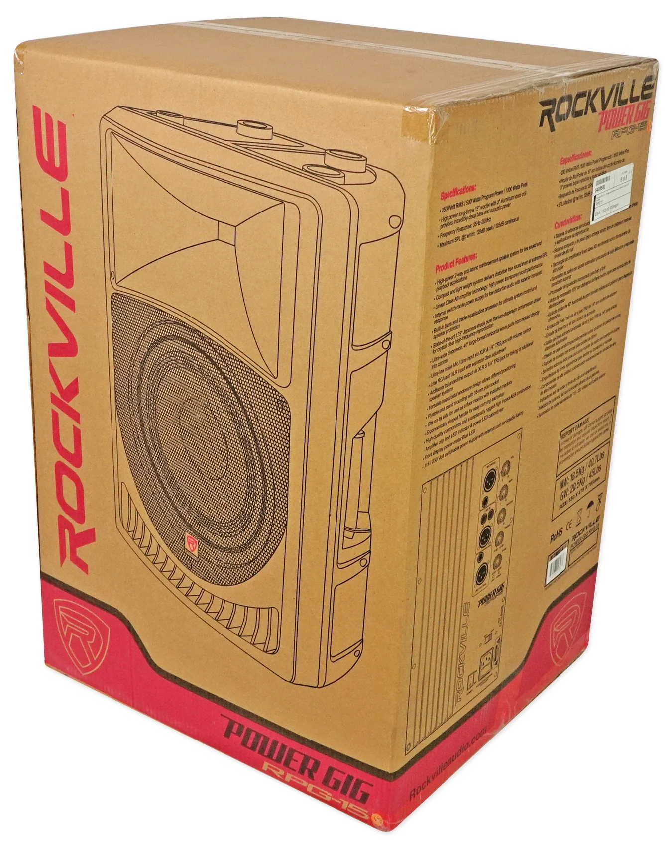 RPG15 Powered Karaoke Speaker + Dual Wireless Microphones Bundle - Image 10