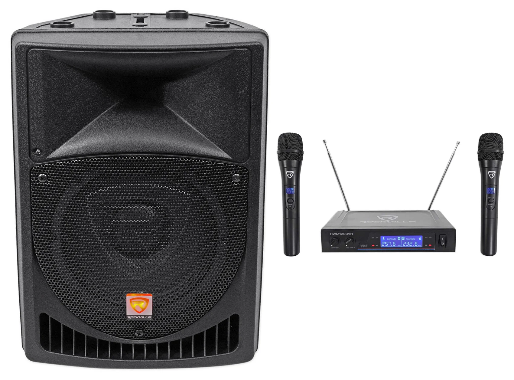 RPG8 + Dual VHF Wireless Microphones Bundle