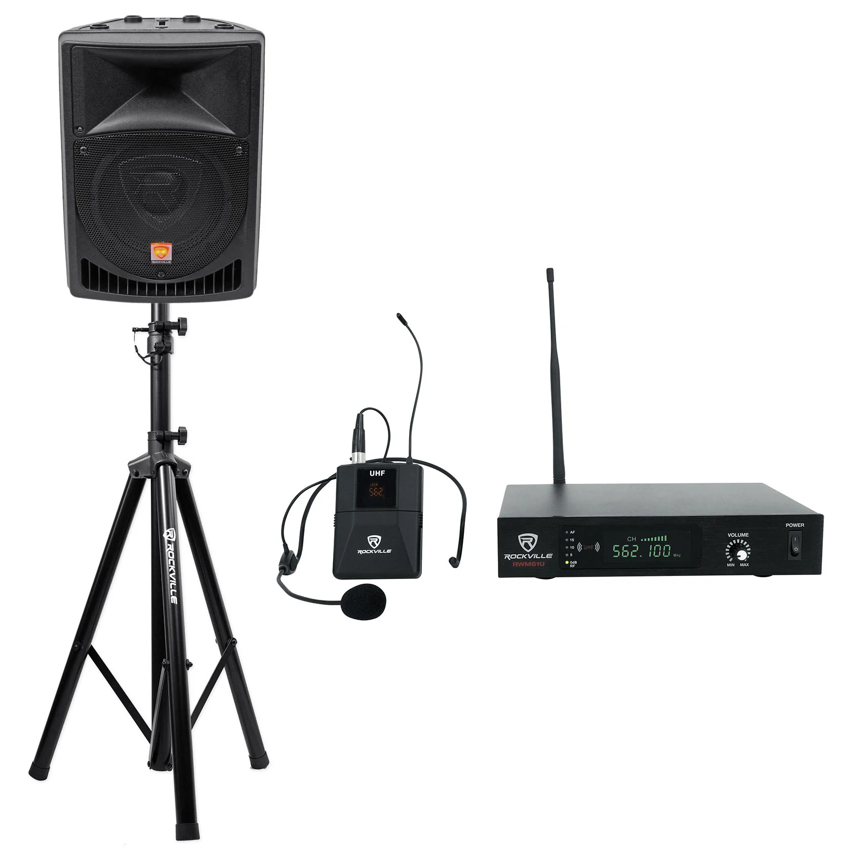 RPG8 + Tripod Stand + UHF Headset System Bundle