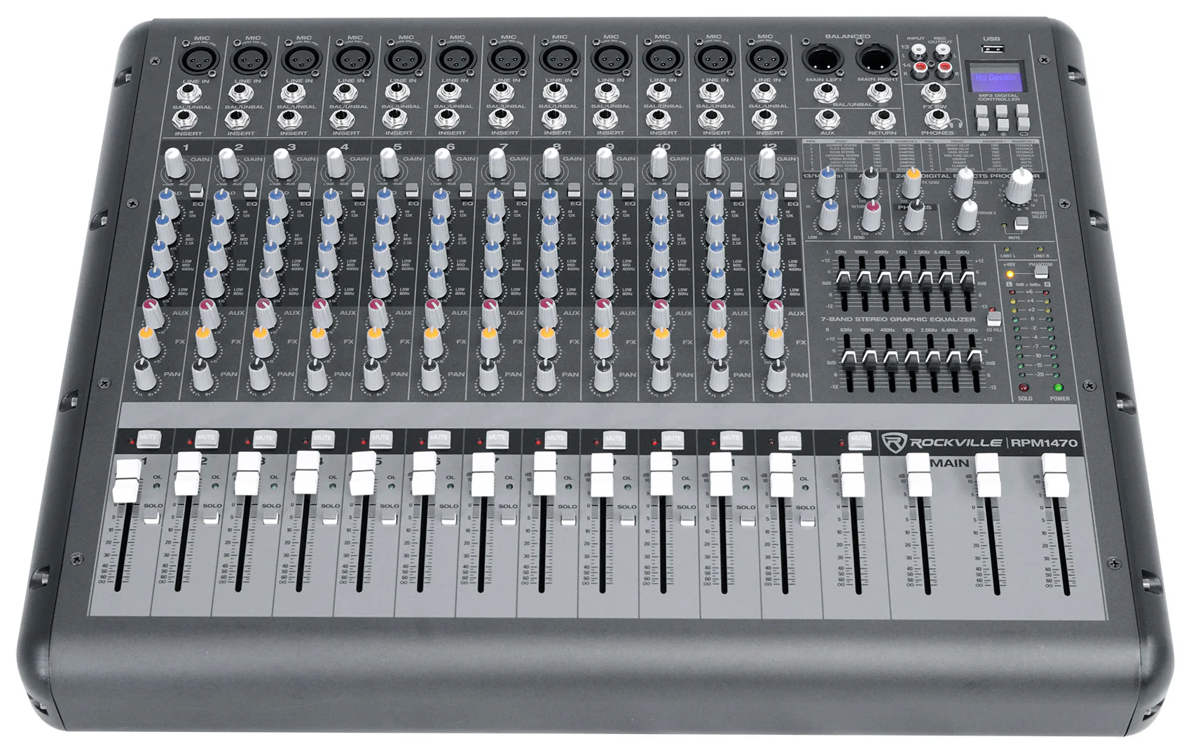 RPM1470 Mixer + 3-Pack Mics Bundle - Image 2