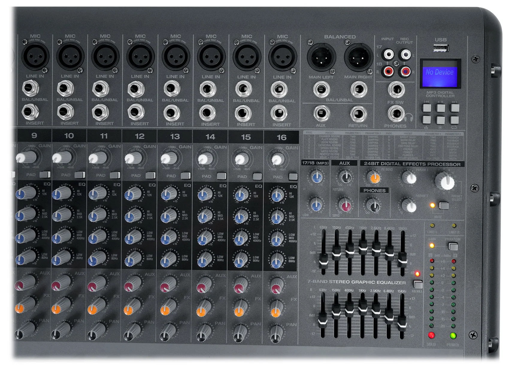 RPM1870 Mixer + 3-Pack Mics Bundle - Image 8