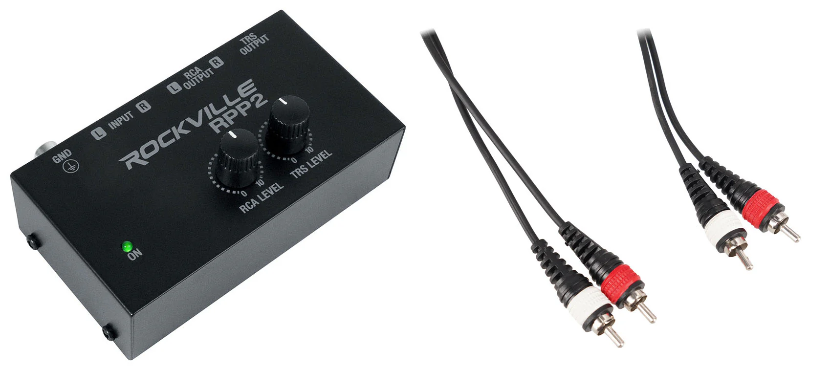 RPP2 Phono Preamp + RCDR10B RCA Cable Bundle