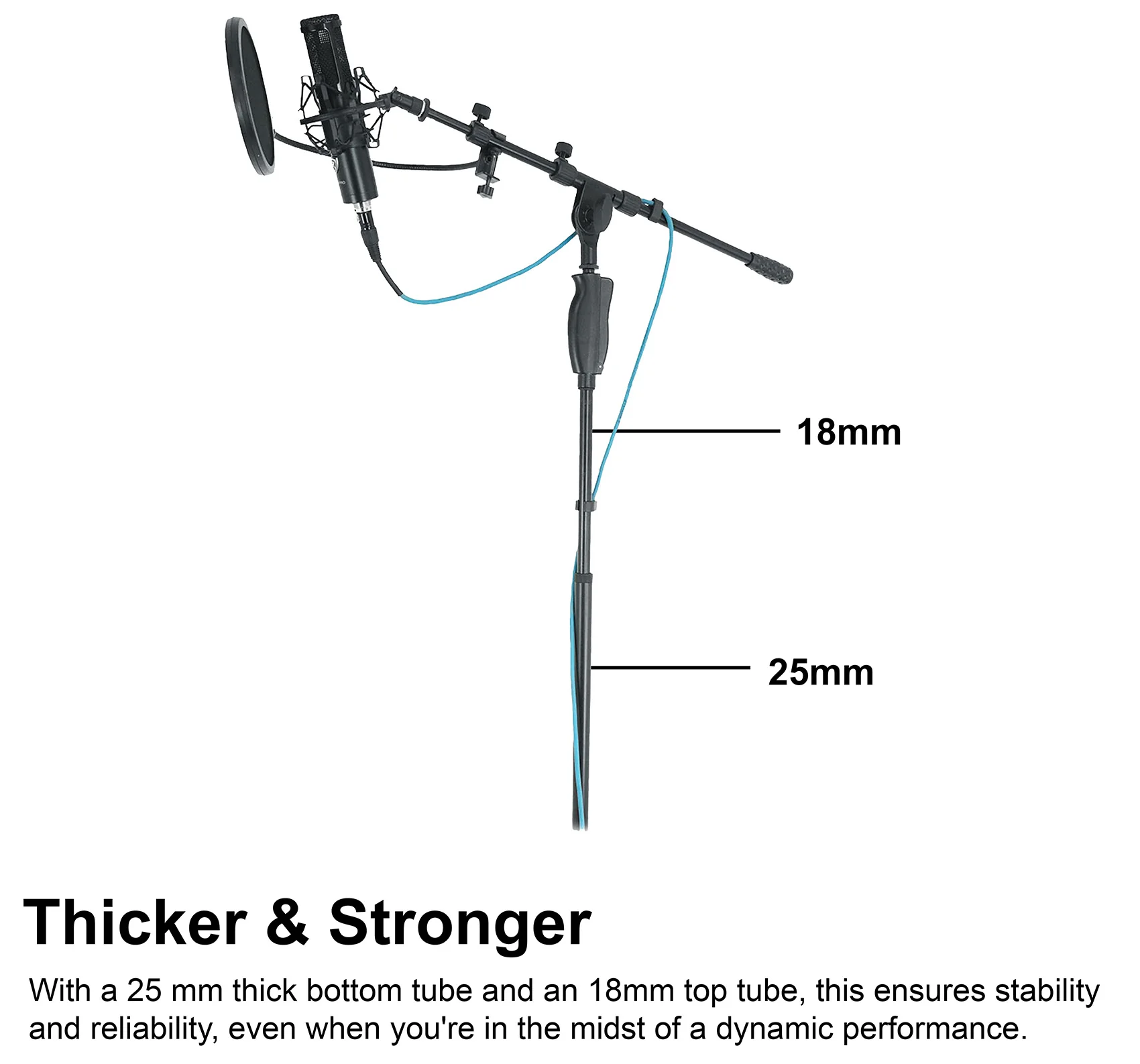 RVMIC3 V2 Mic Stand + iStand 44 Mount Bundle - Image 6