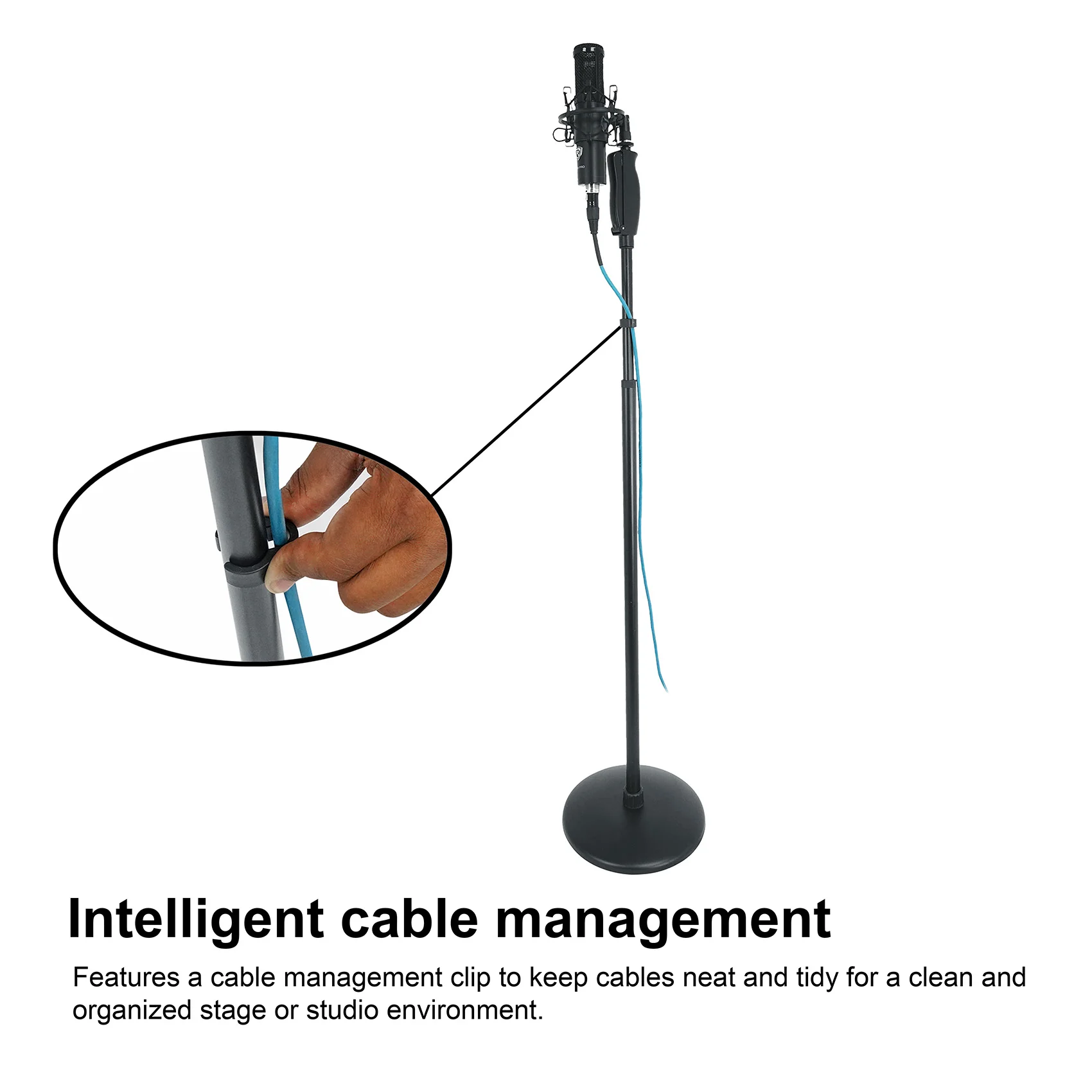RVMIC4 V2 Mic Stand + iStand 44 Mount + RMC‑XLR Mic Bundle - Image 3