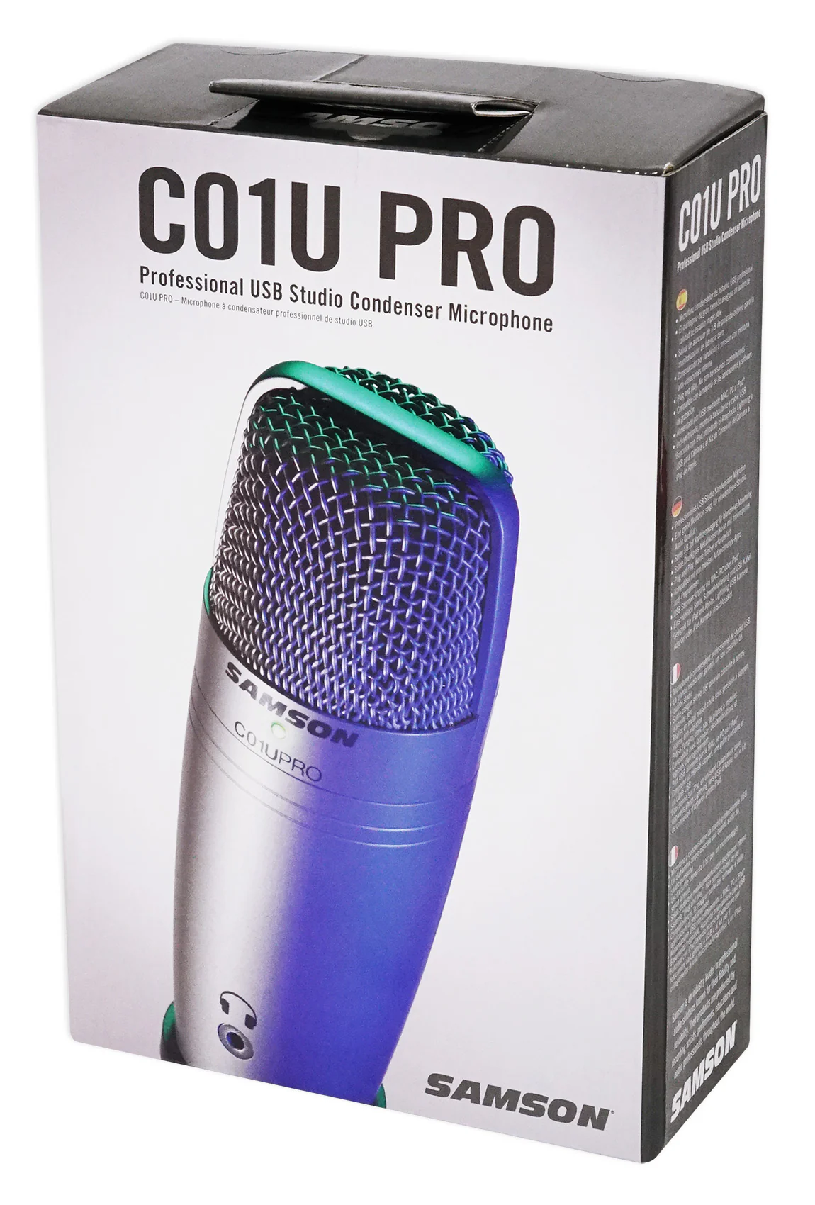 Samson C01U Pro USB Recording Streaming Condenser Microphone+iPhone/iPad Cable - Image 7