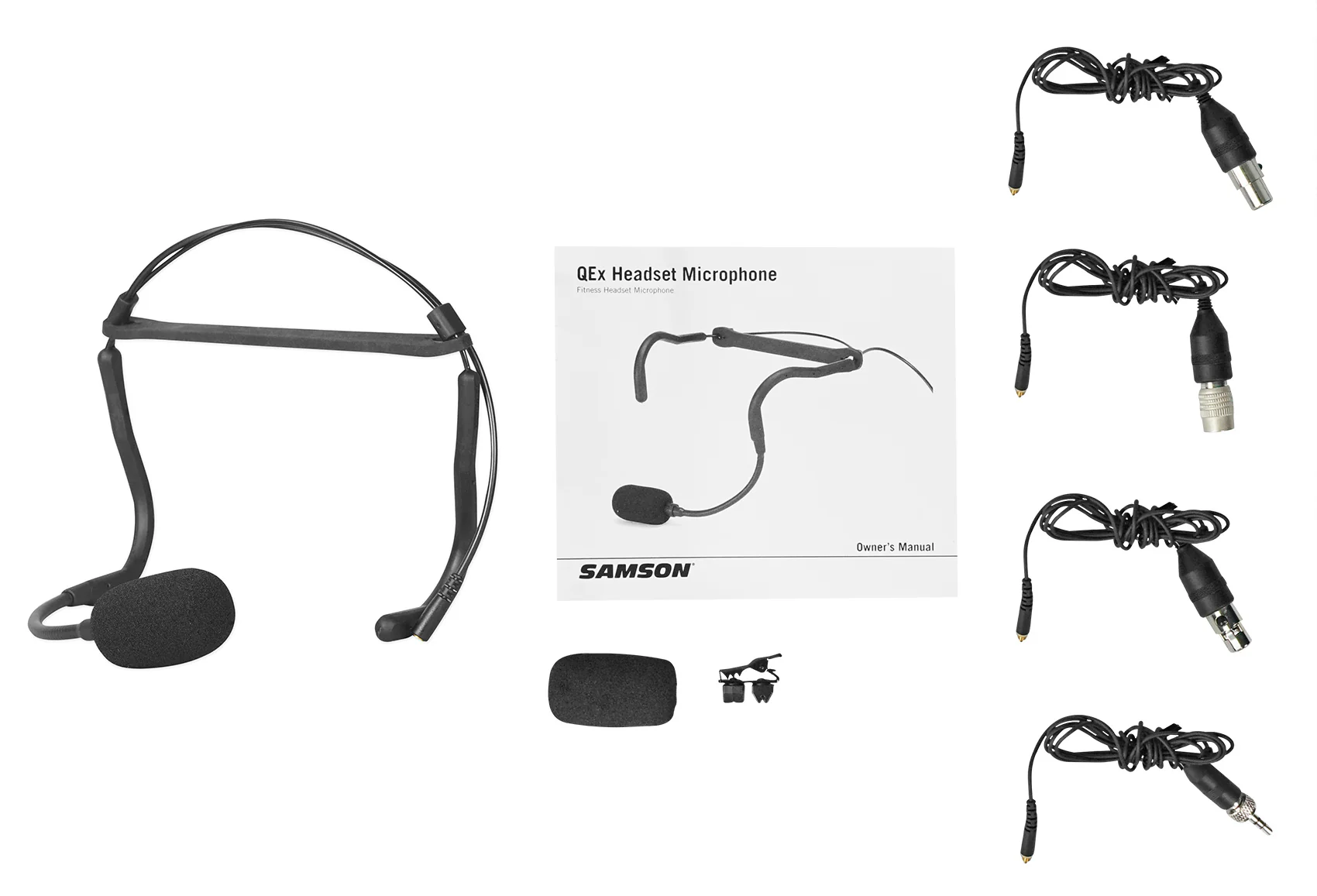 Samson QEX Fitness Headset Microphone Mic++Case+Headphones For Yoga/Spin/Pilates - Image 4