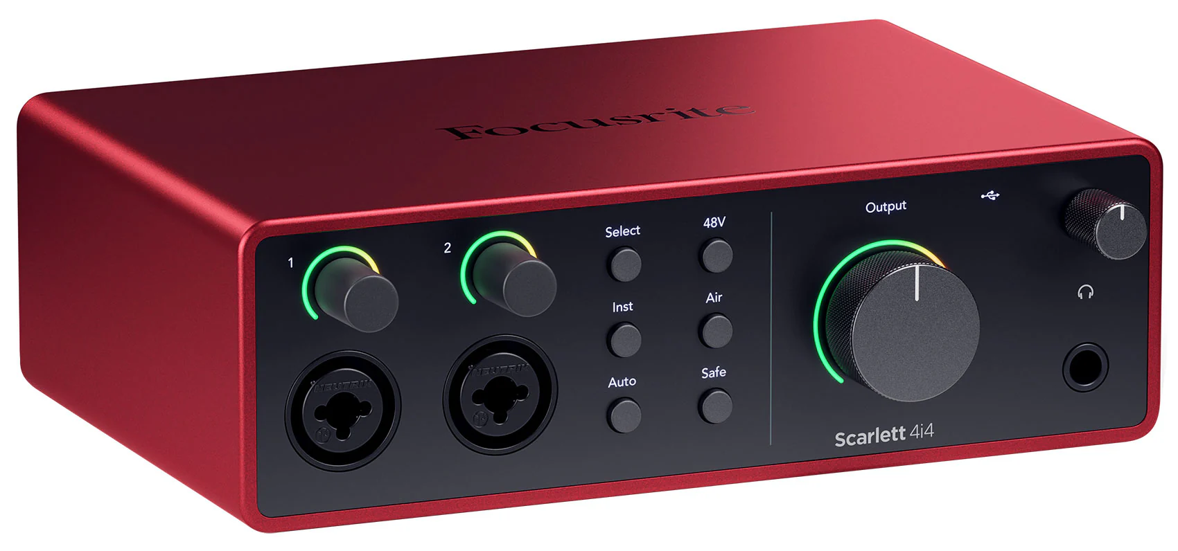 Focusrite Scarlett 4i4 4th Gen USB Recording Audio Interface + Mic + Headphones - Image 7