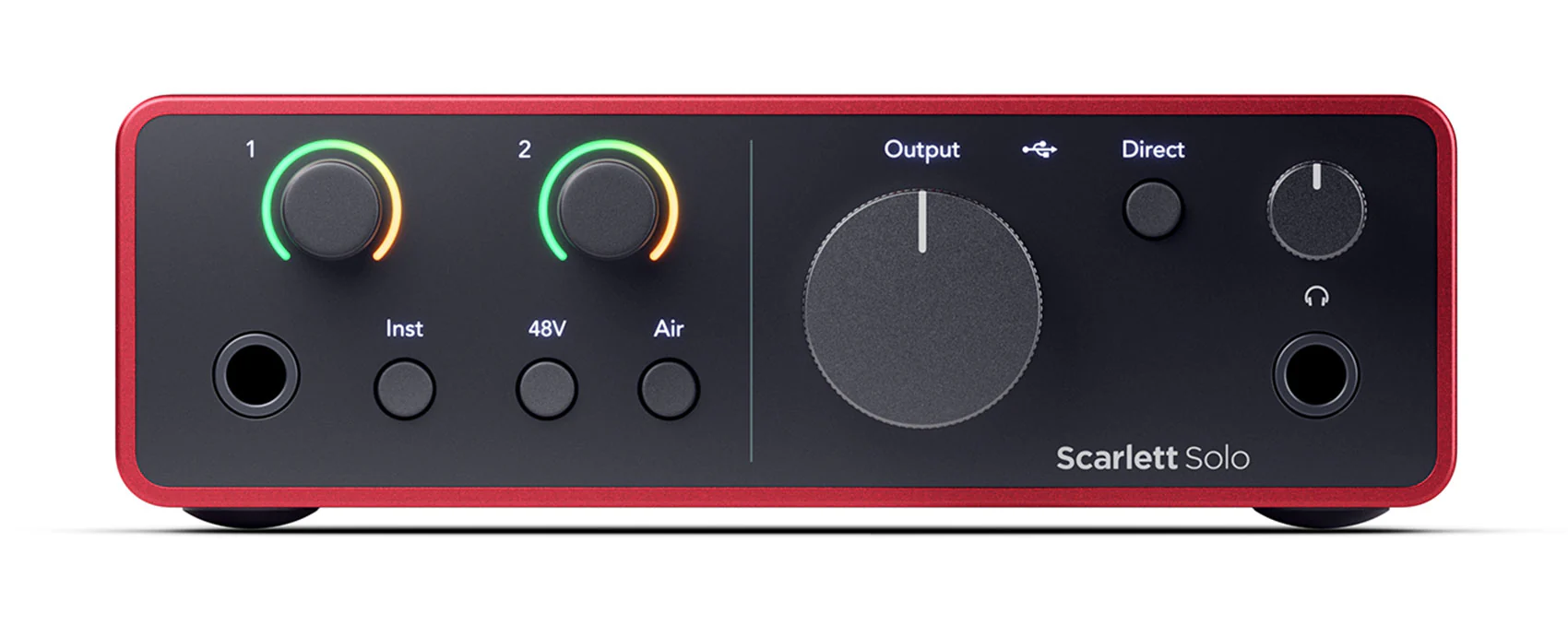 Focusrite Scarlett Solo 4th Gen Studio Recording USB Audio Interface+Headphones - Image 4