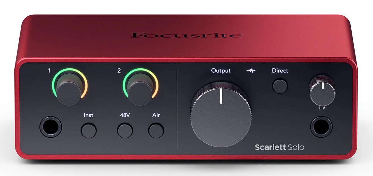 Focusrite Scarlett Solo Studio 4th Gen Recording Interface+Mic+Boom+Pop Filter - Image 4