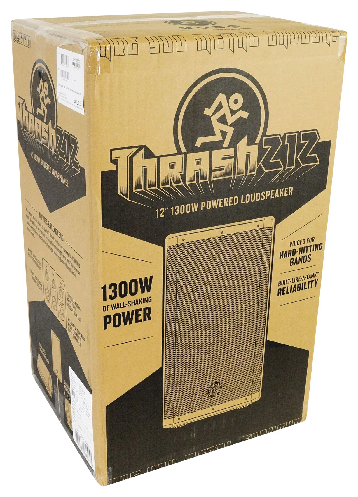 Mackie Thrash212 12” 1300W Powered Active DJ PA Speaker + XLR Cable Thrash 212 - Image 2