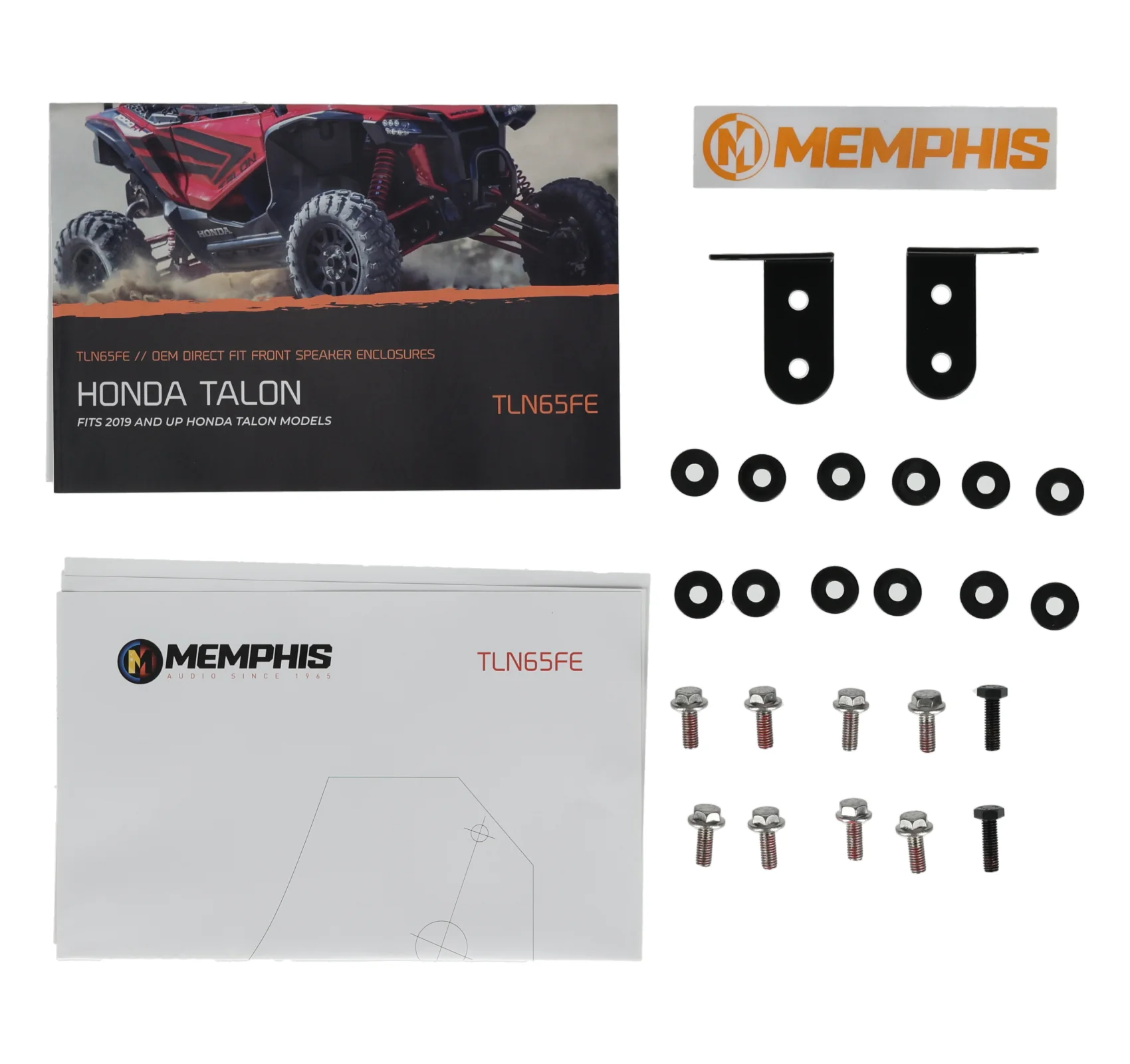 Memphis TLN65FE Speakers in Pod Enclosures+Tower Speakers Fits Honda Talon 2019+ - Image 18