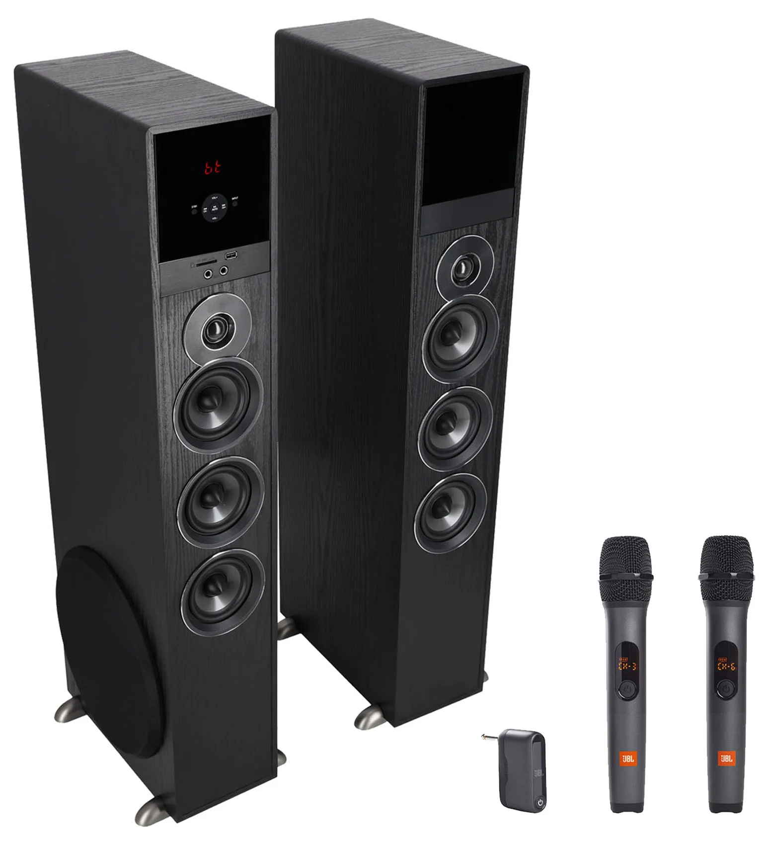 TM150B Black + Wireless Microphone System Bundle