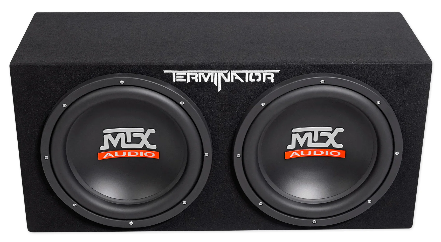 MTX Terminator TNE212DV 1000w RMS Dual 12” Subs+Vented Subwoofer Box+Amplifier - Image 2