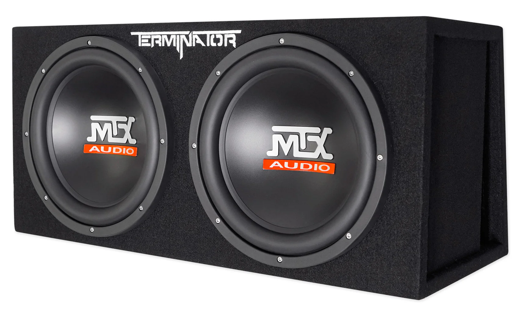 MTX Terminator TNP212DV Dual 12” Subwoofers+Enclosure+Amp+Kit+2) Farad Capacitor - Image 7