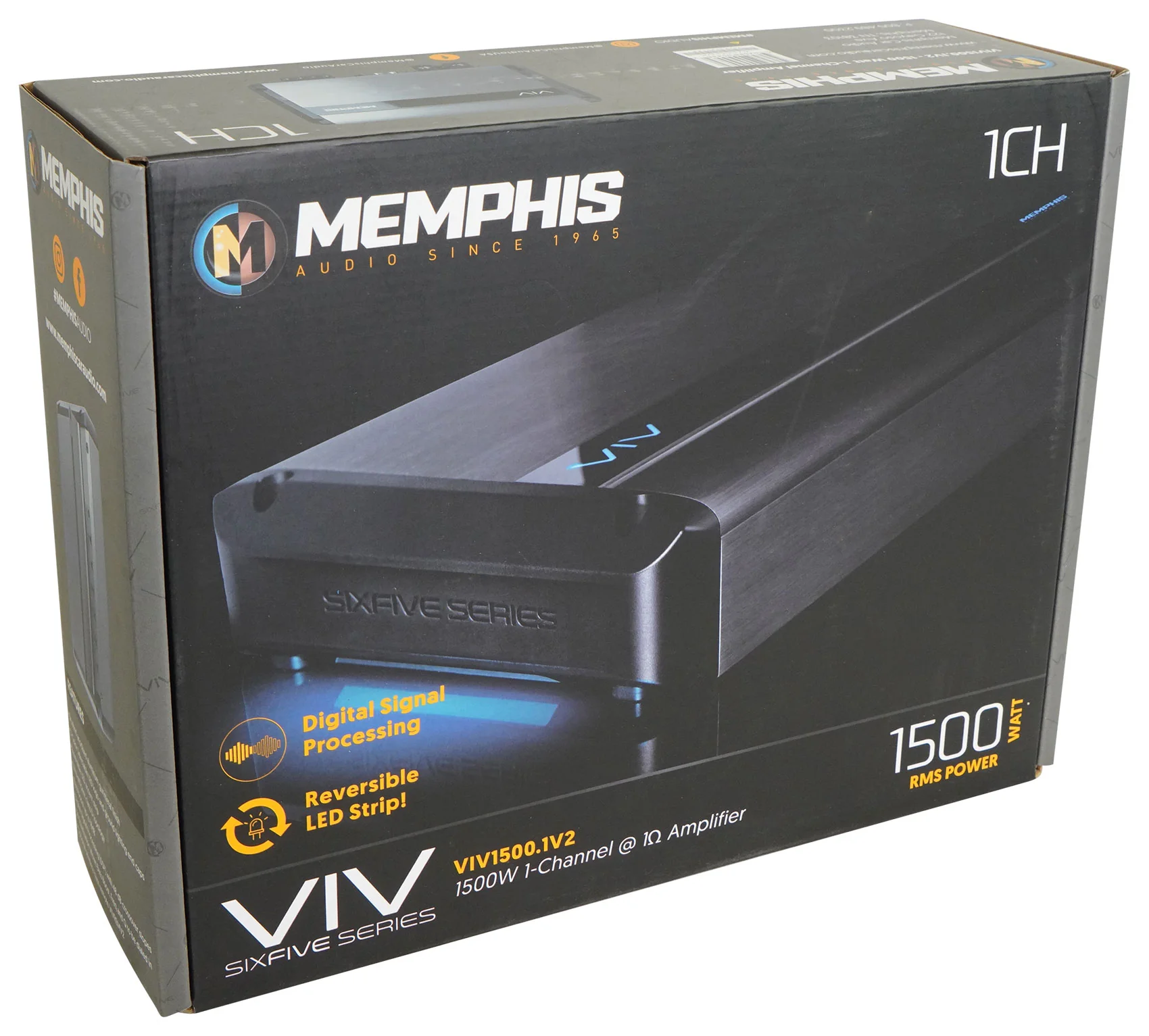 Memphis Audio VIV1500.1V2 SixFive Series 1500w Mono Car Amplifier w/ DSP+Amp Kit - Image 12