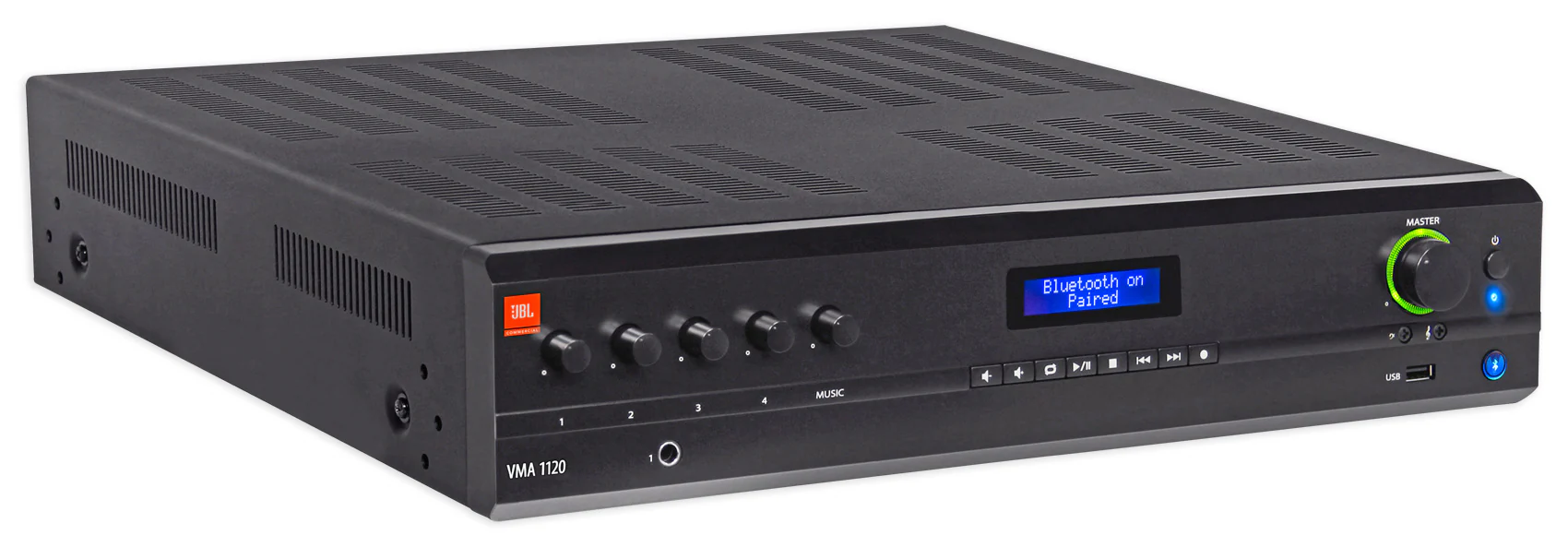 JBL Commercial Amplifier+(8) 3.5" Black Cube Speakers for Restaurant/Bar/Cafe - Image 3
