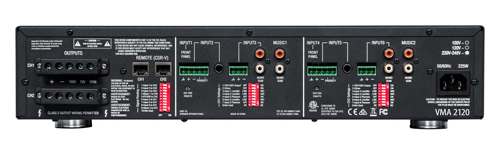 JBL 2-Channel Amplifier+(20) 3.5" Black Cube Speakers for Restaurant/Bar/Cafe - Image 3