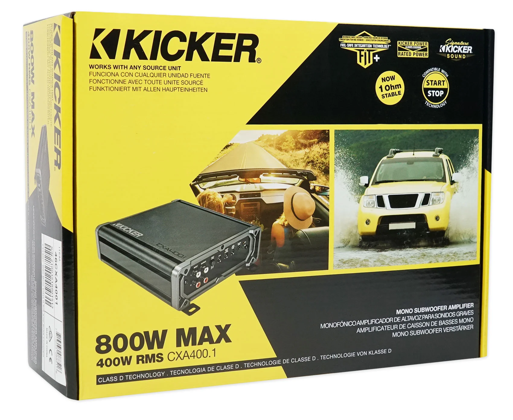 Rockville VS10K52 + Kicker CXA400.1 Bundle - Image 2