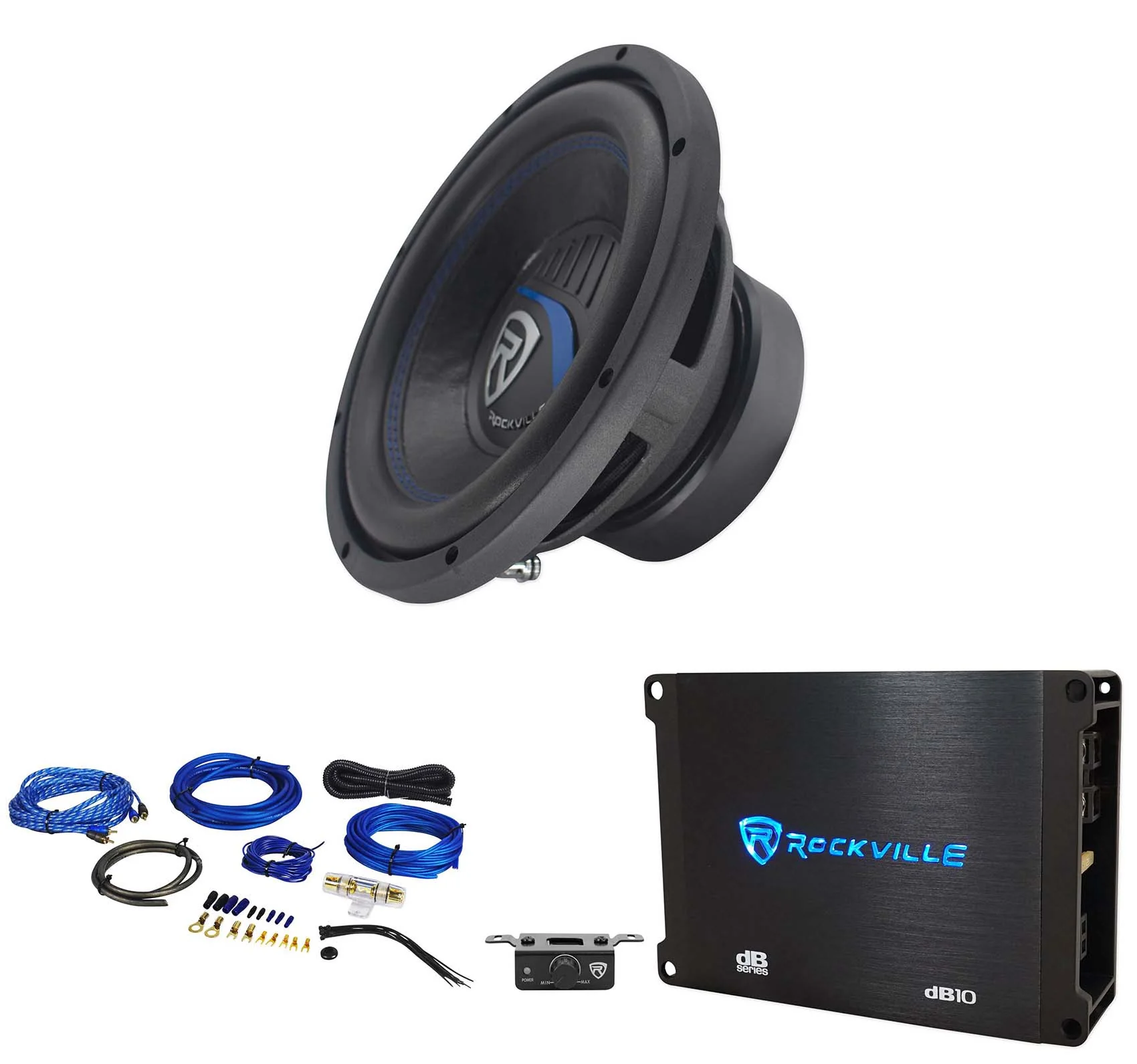 K5 W10K5S4 10" Subwoofer + dB10 Amplifier Bundle