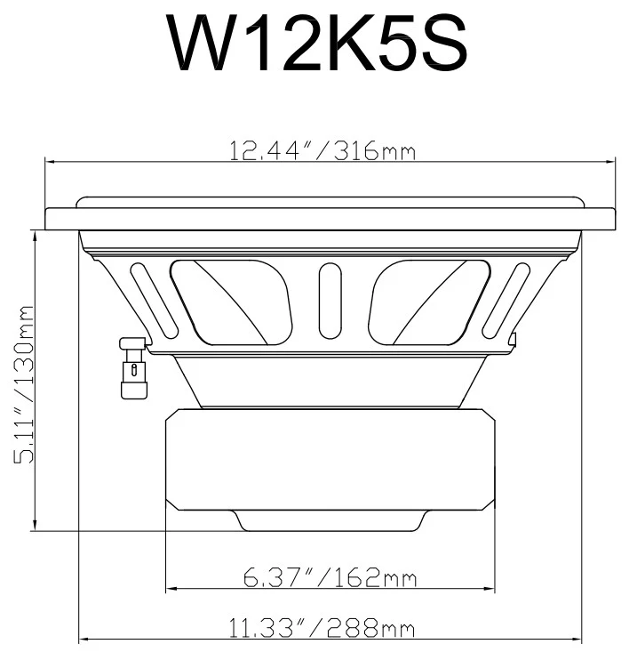 K5 W12K5S2 12" Subwoofer + dB11 Amplifier + RS12 Box Bundle - Image 23