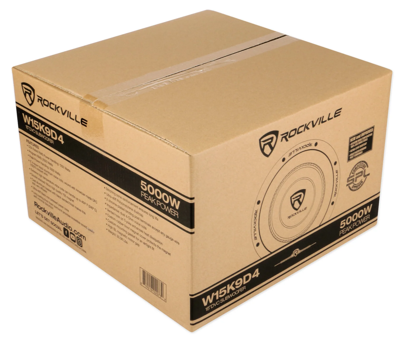W15K9D4 15" Subwoofer + RGS15 15" Sealed Enclosure Bundle - Image 9